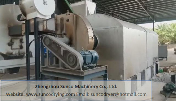 Wood chip drying machine, woodchip dryer, rotary wood chips dryer machine